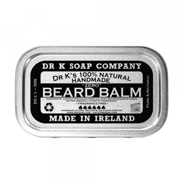 Baume  barbe Dr K Soap Company Zero Fragrance