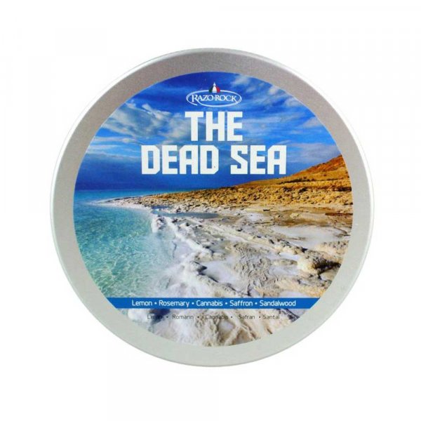 Savon  barbe Razorock The Dead Sea avec sel de la Mer Morte