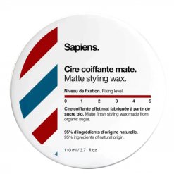 Cire coiffante mate naturelle Sapiens Bio 110ml