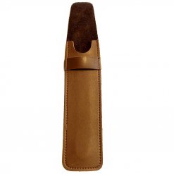 Etui faon cuir marron pour coupe choux