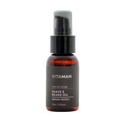 Huile barbe et rasage Vitaman