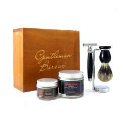 Kit de rasage homme Gentleman Barbier 5 pièces