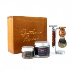 Kit de rasage homme Gentleman Barbier 5 pièces