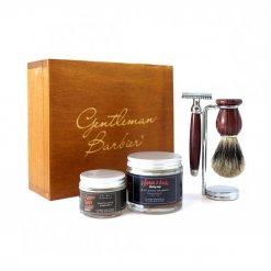 Kit de rasage homme Gentleman Barbier 5 pièces