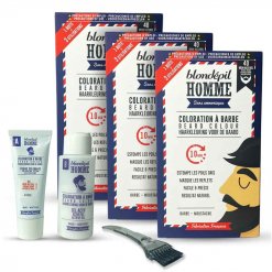 Pack 3 colorations Blondepil N°40 pour barbe