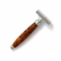 Rasoir de sûreté pour homme Gentleman Barbier Thuya