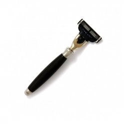 Rasoir manuel pour homme Gentleman Barbier Ébène