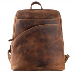 Sac  dos de ville Greenburry en cuir vintage