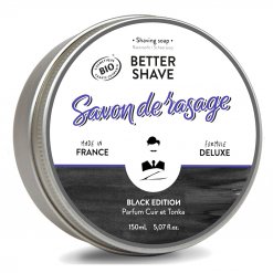 savon rasage Monsieur Barbier Better Shave Black Edition