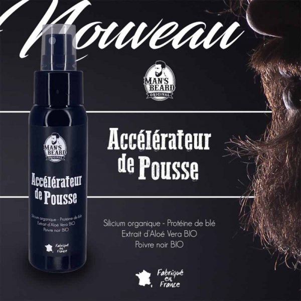Accélérateur de pousse barbe & cheveux Man's Beard