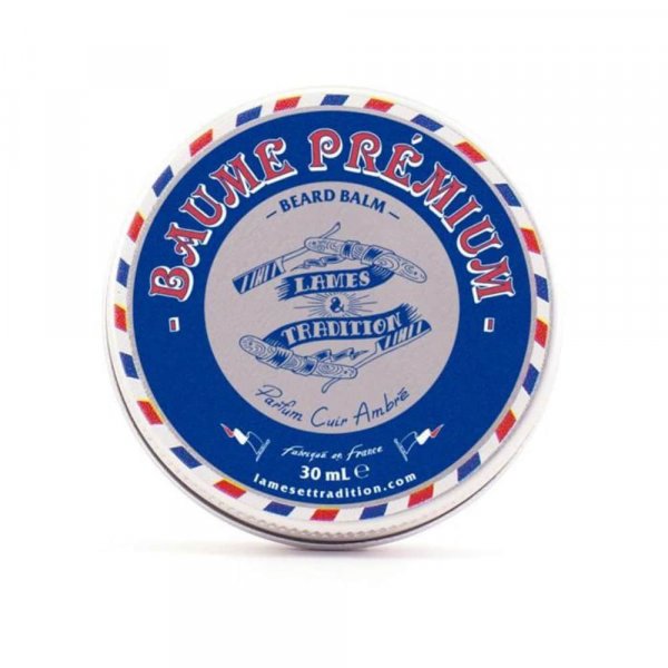 Baume hydratant barbe Lames & Tradition cuir ambré