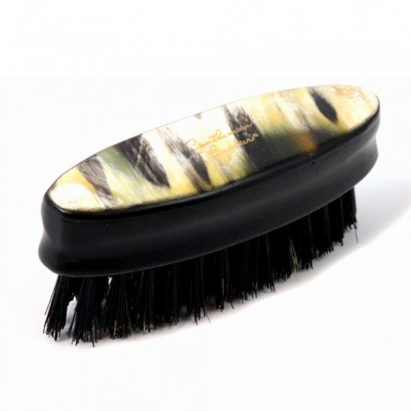 Brosse  barbe Corne Marbre Gentleman Barbier 