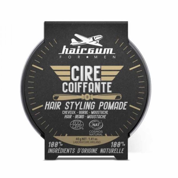 Cire coiffante barbe & cheveux bio Hairgum