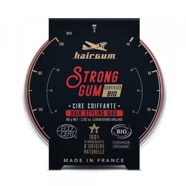 Cire coiffante bio Hairgum Strong