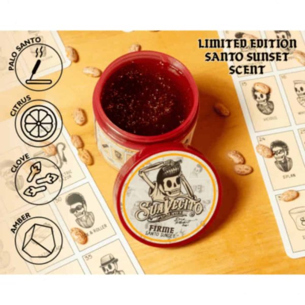 Cire coiffante Suavecito Firme Hold Santo Sunset 113g