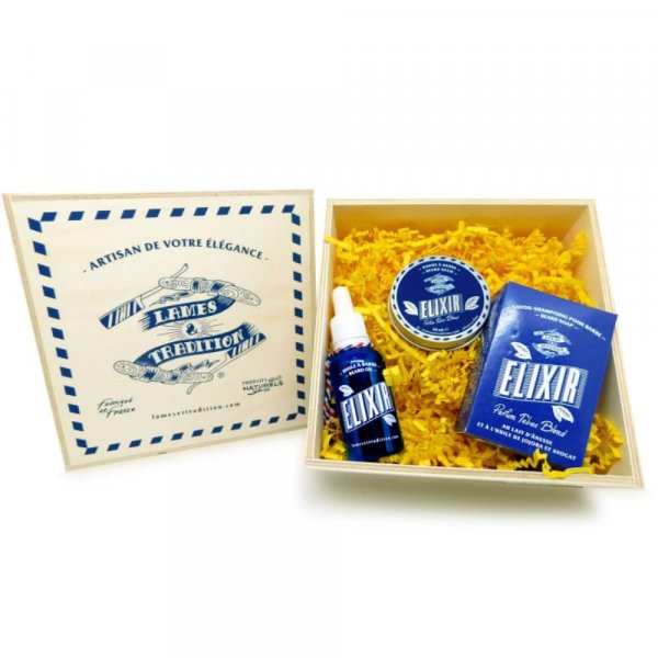 Coffret Barbe Lames et Tradition Elixir