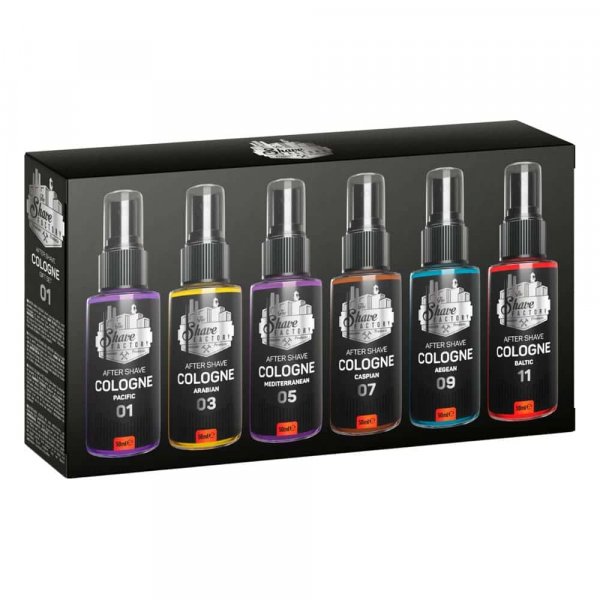 Coffret cadeau After Shave Cologne The Shave Factory 6x50ml