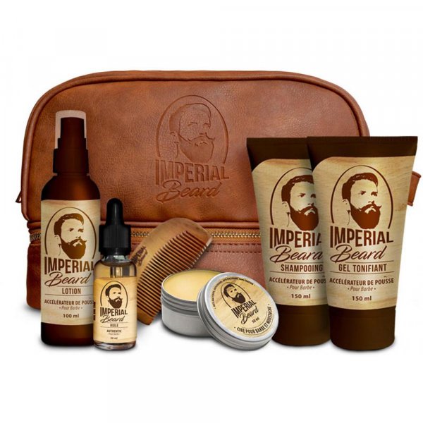 Coffret cadeau barbe accélérateur de pousse Imperial Beard