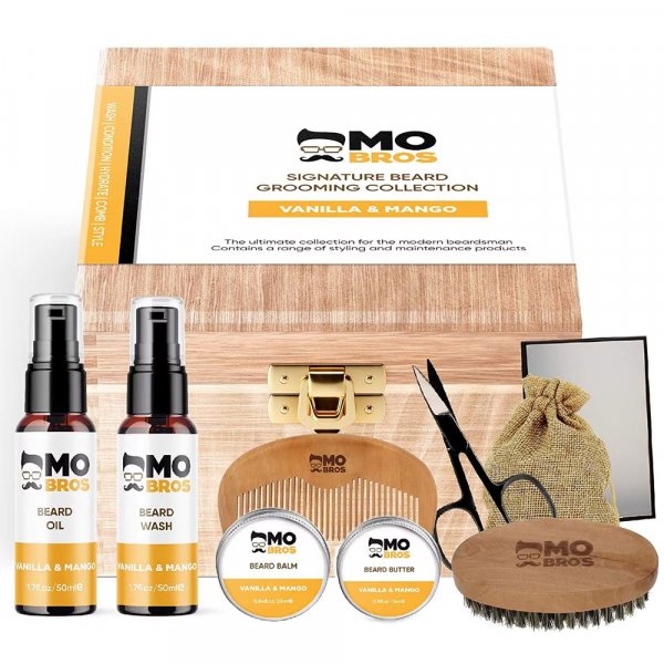 Coffret cadeau barbe Mo Bros Vanilla & Mango
