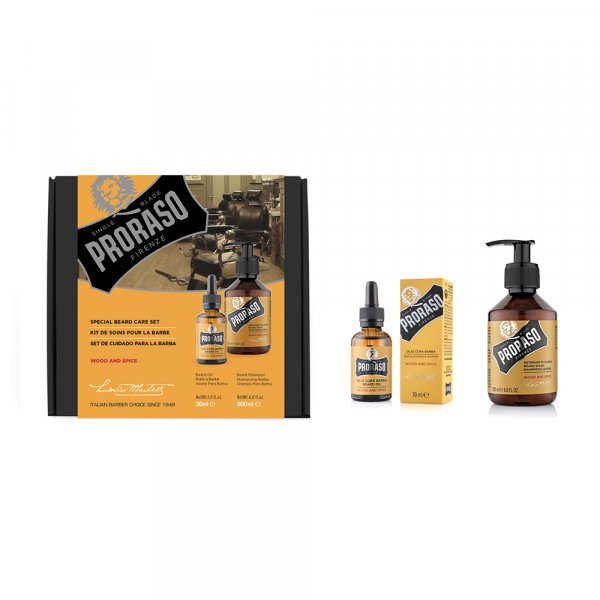 Coffret cadeau barbe Proraso Duo Wood & Spice