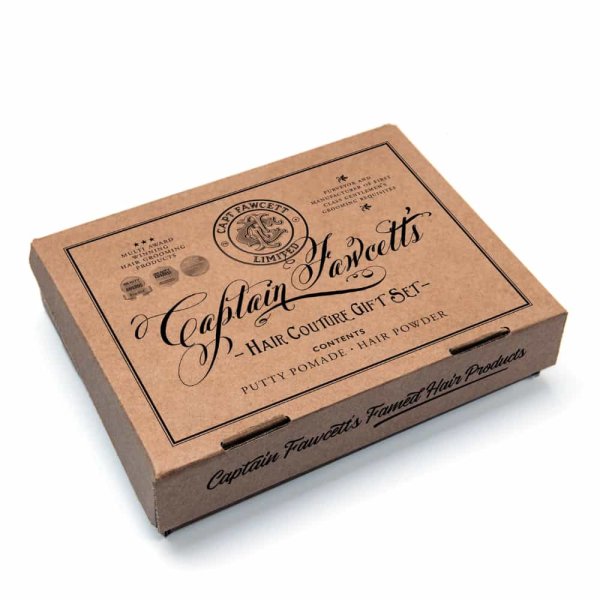 Coffret cheveux Captain Fawcett Poudre + Cire Coiffante Putty