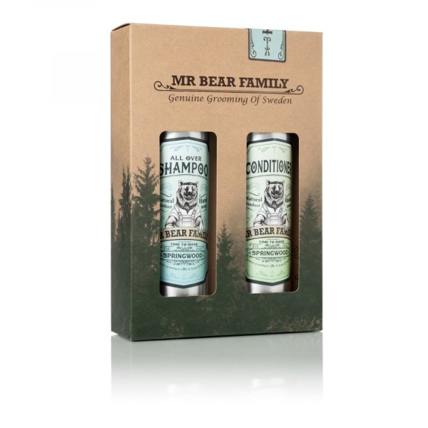 Coffret cheveux homme Mr Bear Family Shampoing + Conditioner