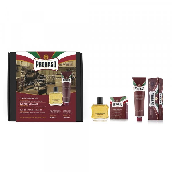 Coffret rasage homme Proraso Duo Rouge