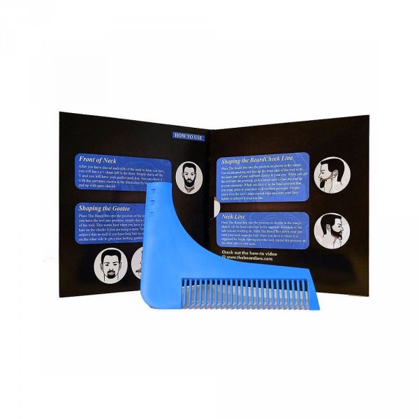 Contour Barbe plastique bleu utilisation simple 