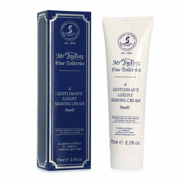 Crème à raser traditionnelle en tube Taylor of Old Bond Street Mr Taylor