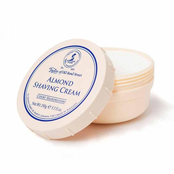Crème à raser traditionnelle Taylor of Old Bond Street Almond