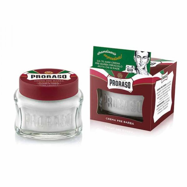 Crème d'avant rasage Proraso Rouge