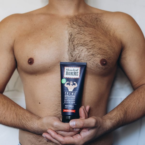 Crme dpilatoire homme Blondpil