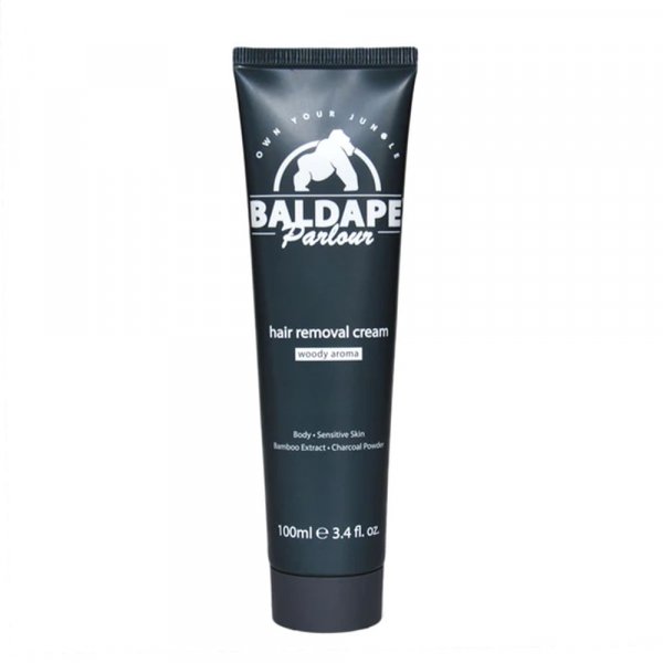 Crme dpilatoire naturelle au charbon Baldape Parlour