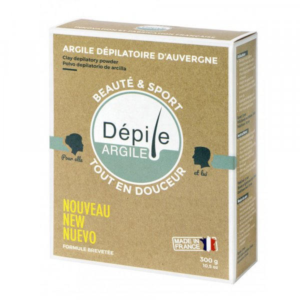 Crème dépilatoire naturelle Dépile Argile 300G