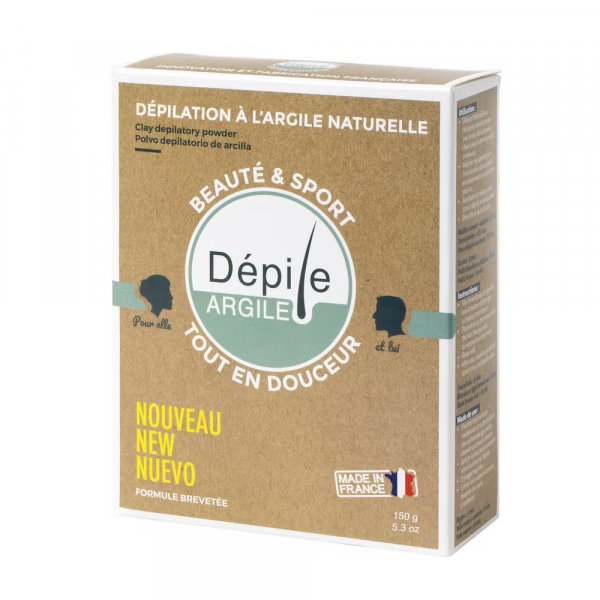 Crme dpilatoire naturelle Dpile Argile 150G