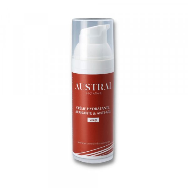 Crme hydratante, apaisante & anti ge Austral homme