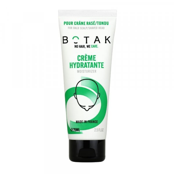 Crème hydratante Botak pour crâne chauve, rasé et tondu