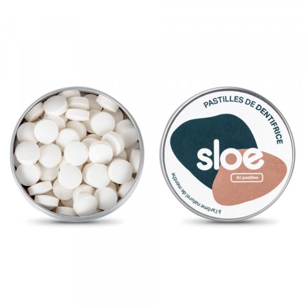 Dentifrice solide en pastilles Sloe