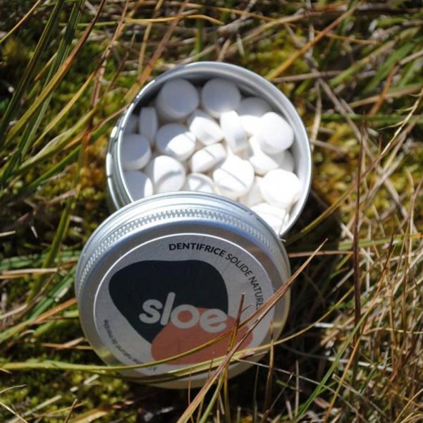 Dentifrice solide en pastilles Sloe