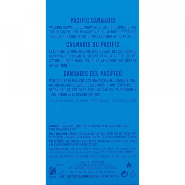 Eau de Parfum Baxter Of California Pacific Cannabis