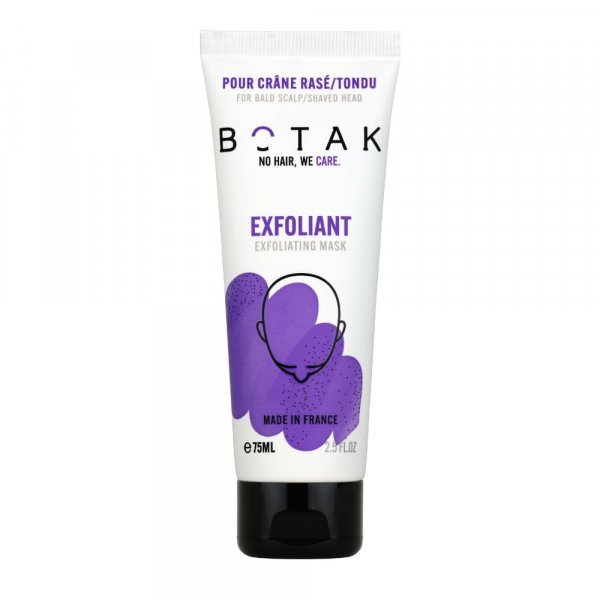 Exfoliant doux et purifiant Botak pour crne chauve, ras & tondu