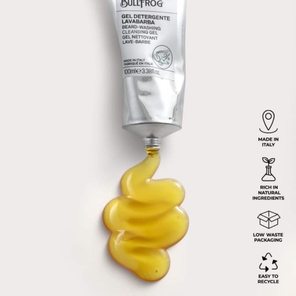 Gel nettoyant pour barbe Bullfrog