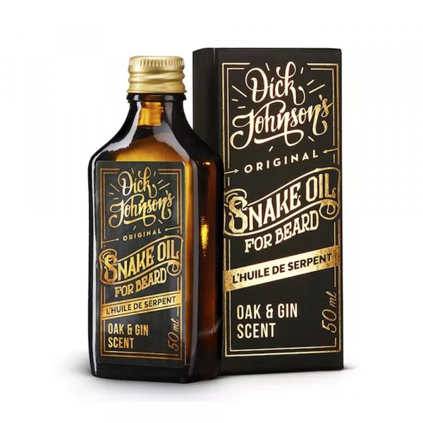 Huile à barbe Dick Johnson Snake Oil Oak & Gin