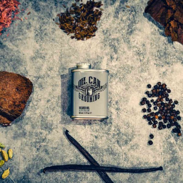Huile à Barbe Oil Can Grooming Blue Collar Tabac Epicé