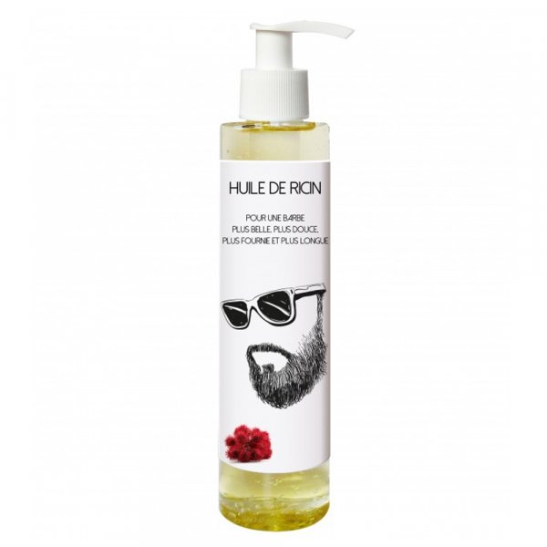 Huile de ricin pure et naturelle pour la barbe Naturafro