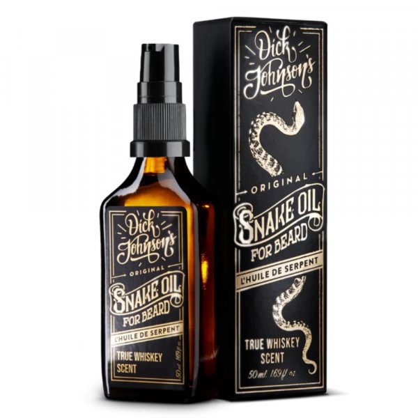 huile hydratante barbe Dick Johnson Snake Oil Whiskey & Vanilla