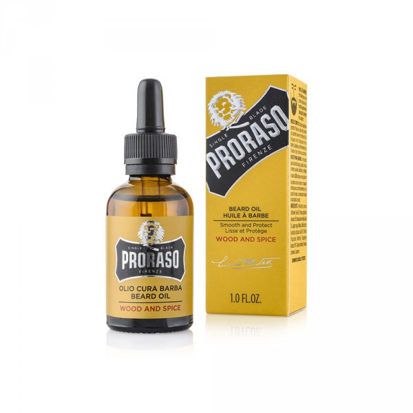 huile hydratante barbe Proraso Wood and Spice