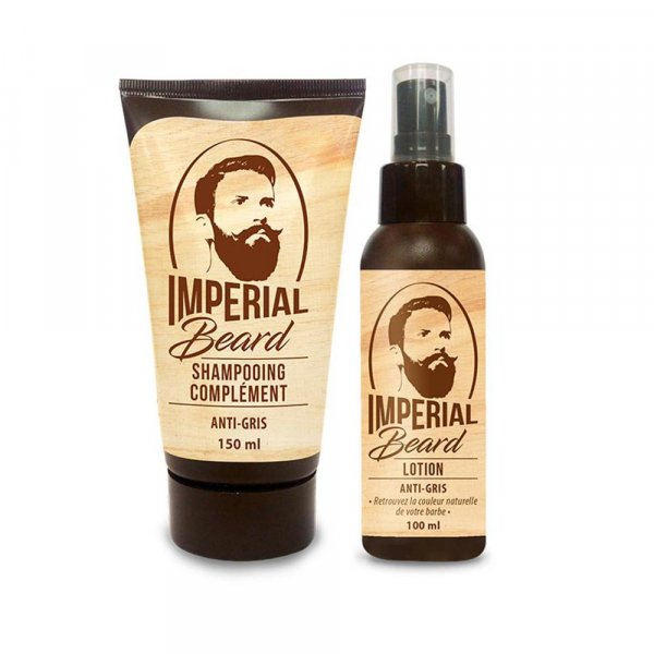 Kit entretien barbe anti barbe grise Imperial Beard
