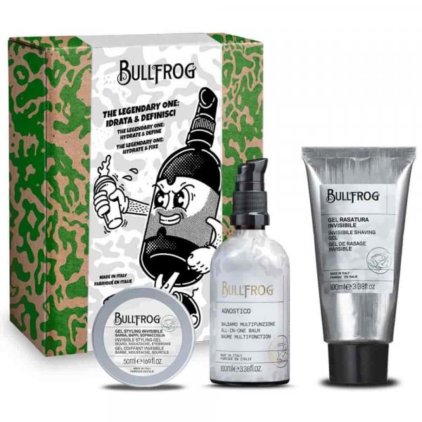 Kit Entretien Barbe Bullfrog The Legendary One Rasage et Prcision