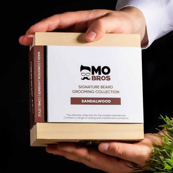 Kit entretien barbe Mo Bros Sandalwood